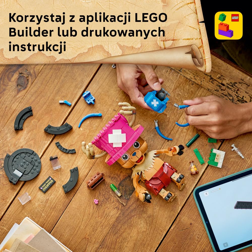 LEGO ONE PIECE Tony Tony Chopper 75643 | Postać ONE PIECE, model do zbudowania, prezent dla fana anime 9+, 577 elementów