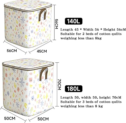 Miniatura 6 de Fufafayo Bolsa de almacenamiento de ropa no tejida Bolsa de almacenamiento plegable para almacenamiento de juguetes, Bolsa impermeable, Bolsas de