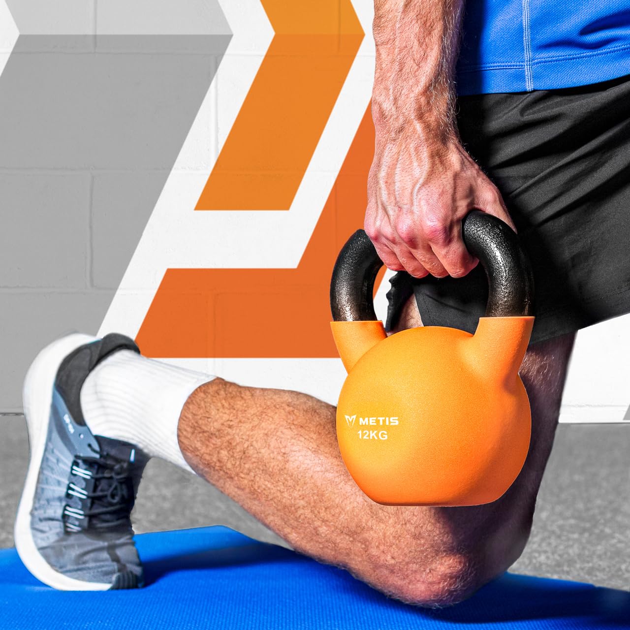 METIS Kettlebell in Neoprene | 4 kg-28 kg | Allenamento A Casa e Palestra