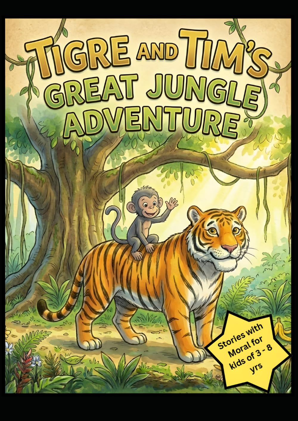Tigre & Tim's Great Jungle Adventure: Unlock the power of teamwork, friendship, and courage in this beautifully illustrated jungle adventure! (Moral Stories for Kids)