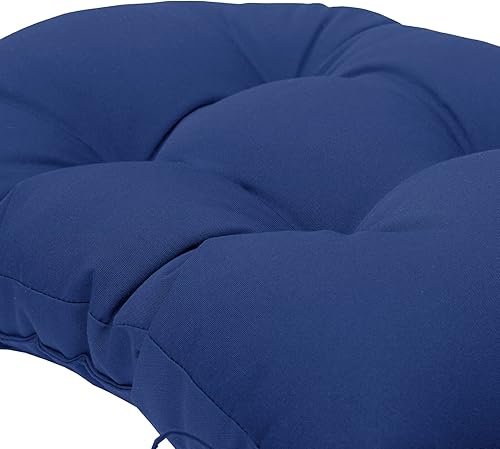 Miniatura 3 de QILLOWAY Cojín para silla de respaldo alto para interiores y exteriores, para Adirondack, para primaveraverano, para todo tipo de clima, repuesto