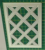Vista 6 de Plantillas de corte con marco de fondo 3D, plantillas metálicas para álbumes de recortes, herramientas de manualidades DIY, plantilla de repujado