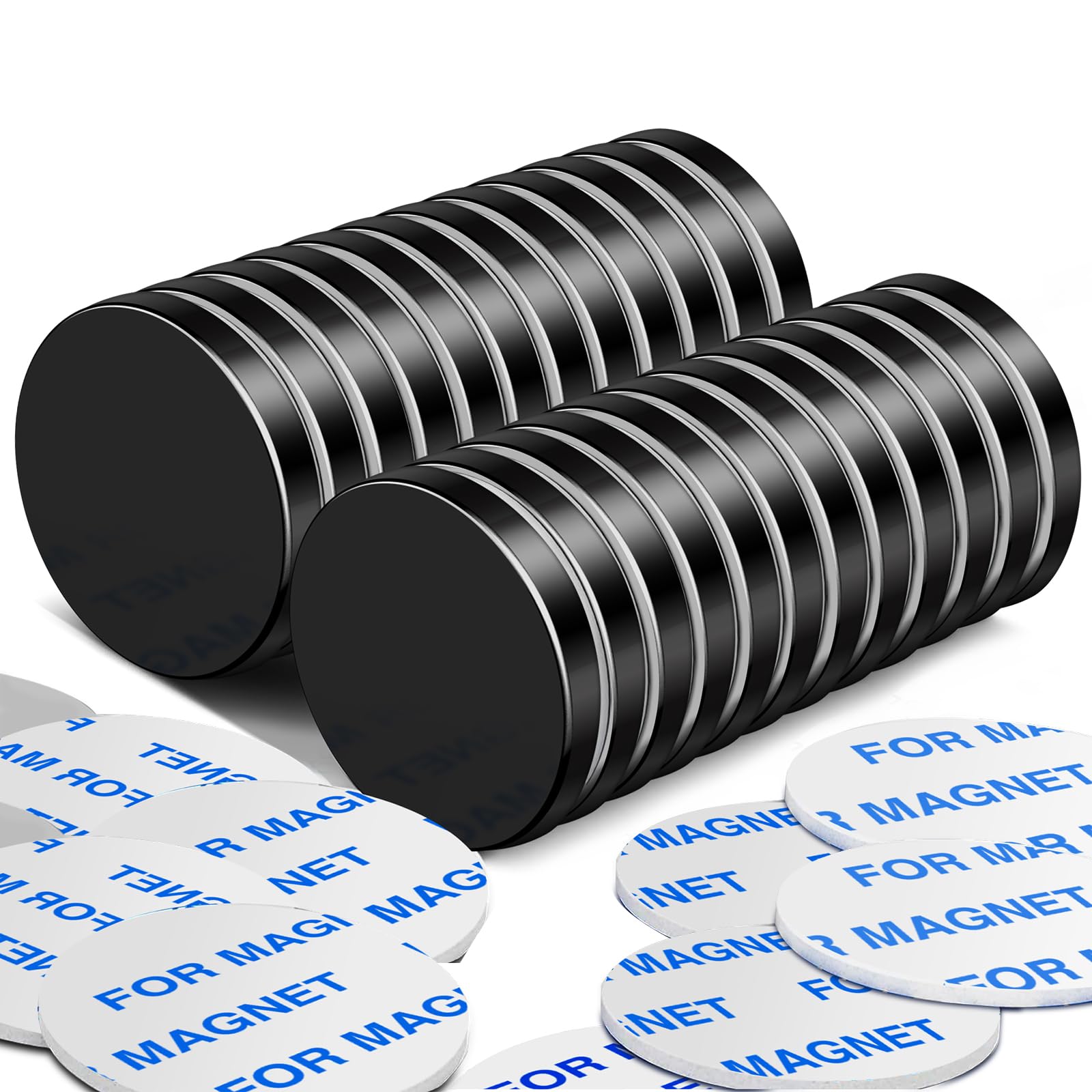 DIYMAG Strong Magnets, 24 Pack with Double Sided Adhesive Backing Powerful — Amazon image 9