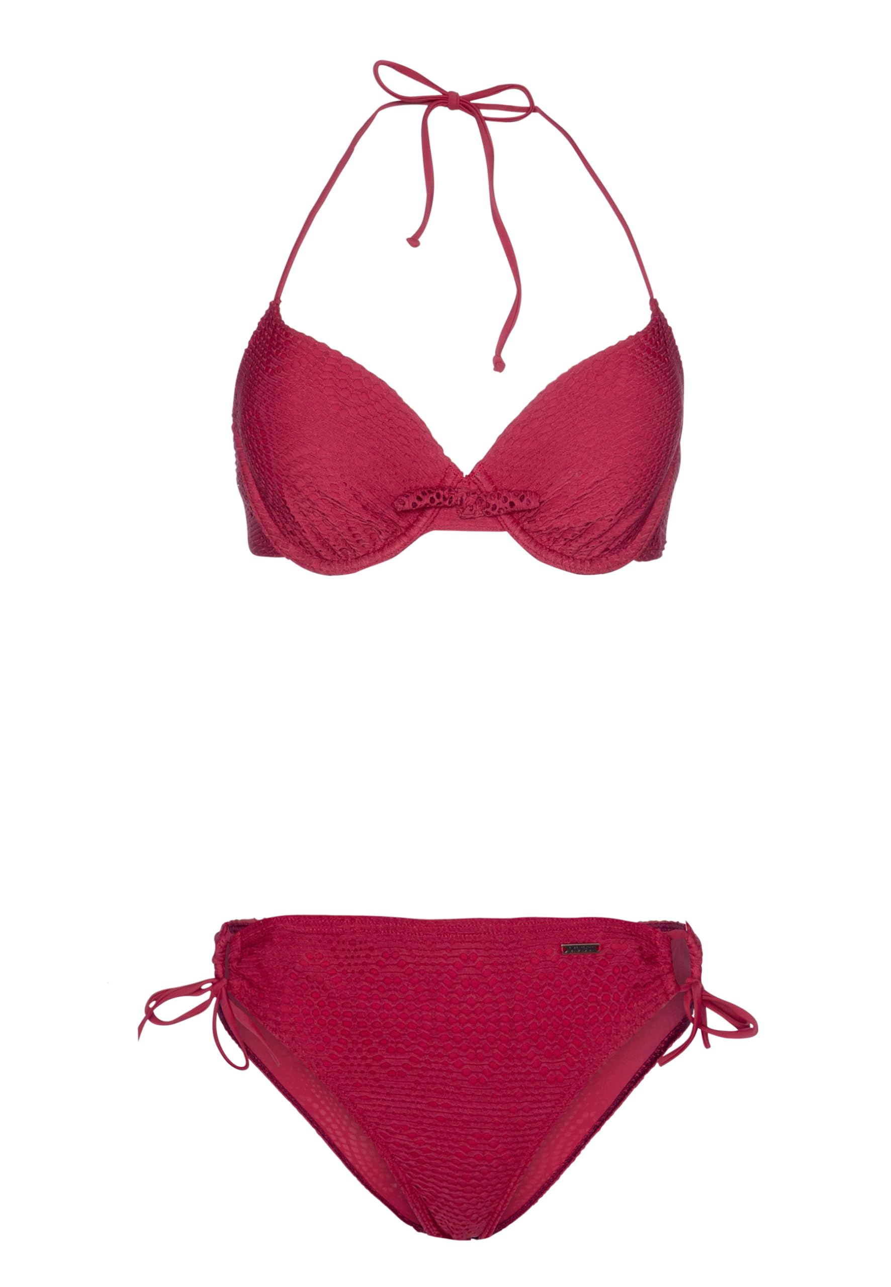 Protest Bulb Women's Bcup Bikini, womens, 7622501, Canyon, XS/34