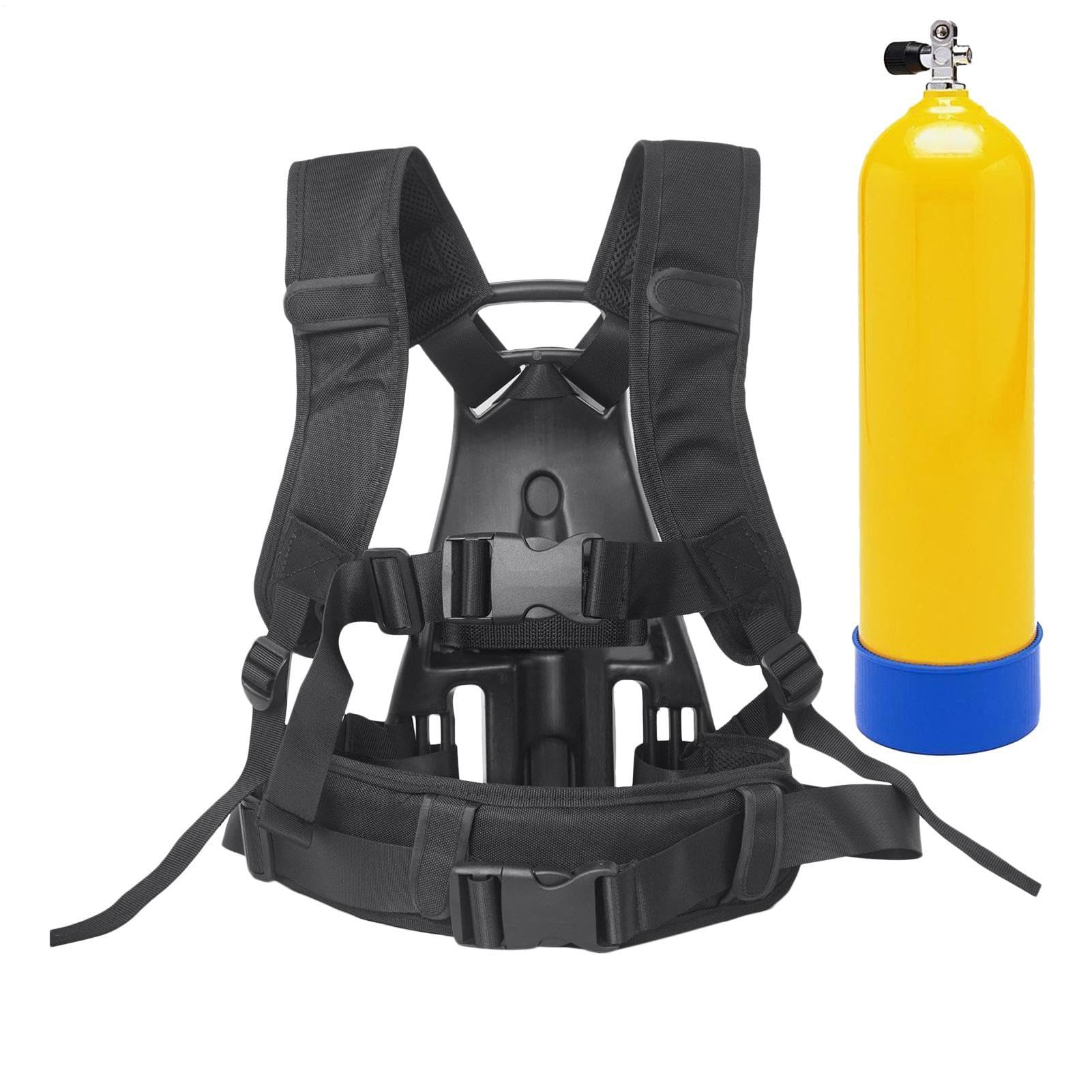 Generico Zaino Bombola Ossigeno Zaino Trasporto Ossigeno | Borsa Subacquea Portatile per Piscina Pubblica Allenamento Barca Riva Viaggio Outdoor
