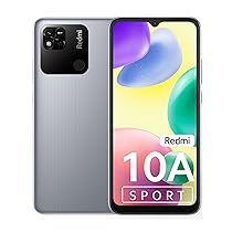Redmi 10A Sport (Slate Grey, 6GB RAM, 128GB Storage) | 2 Ghz Octa Cor Helio G25 | 5000 mAh Battery | Finger Print Sensor | Upto 8GB RAM with RAM Booster