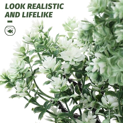 Miniatura 5 de Plantas artificiales para pecera, paisajismo, decoración de tanque de árboles, plantas de reptiles, plantas artificiales de placa de sushi, plantas