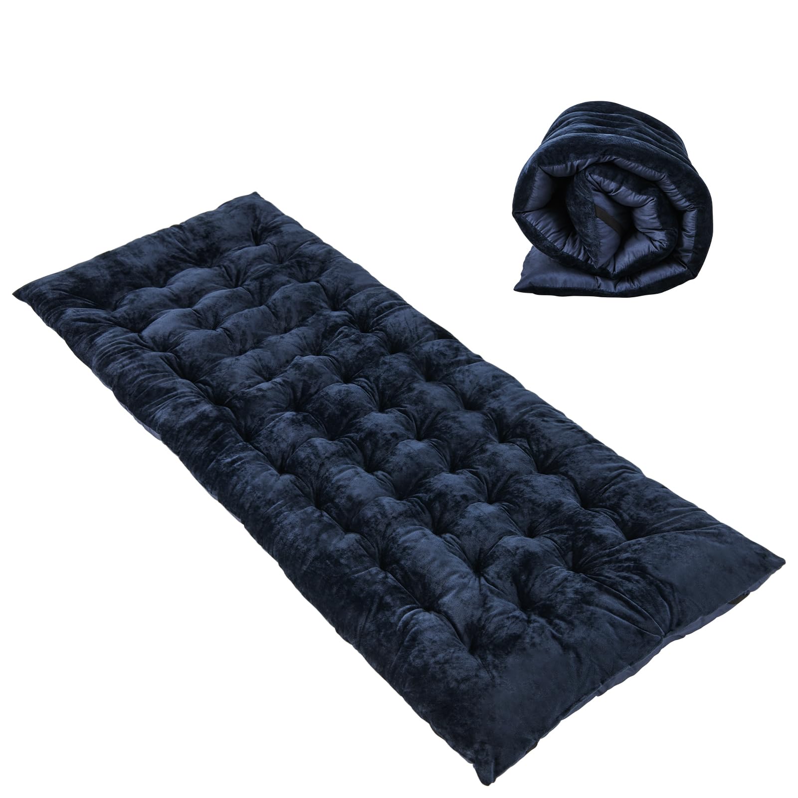 SOARS Coussin pour Chaise Longue 190 x 70 cm, Rembourrage de 7 cm d'épaisseur pour Transat, Chaise Longue, Chaise Longue de Jardin, Lit de Campagne (Bleu Foncé)