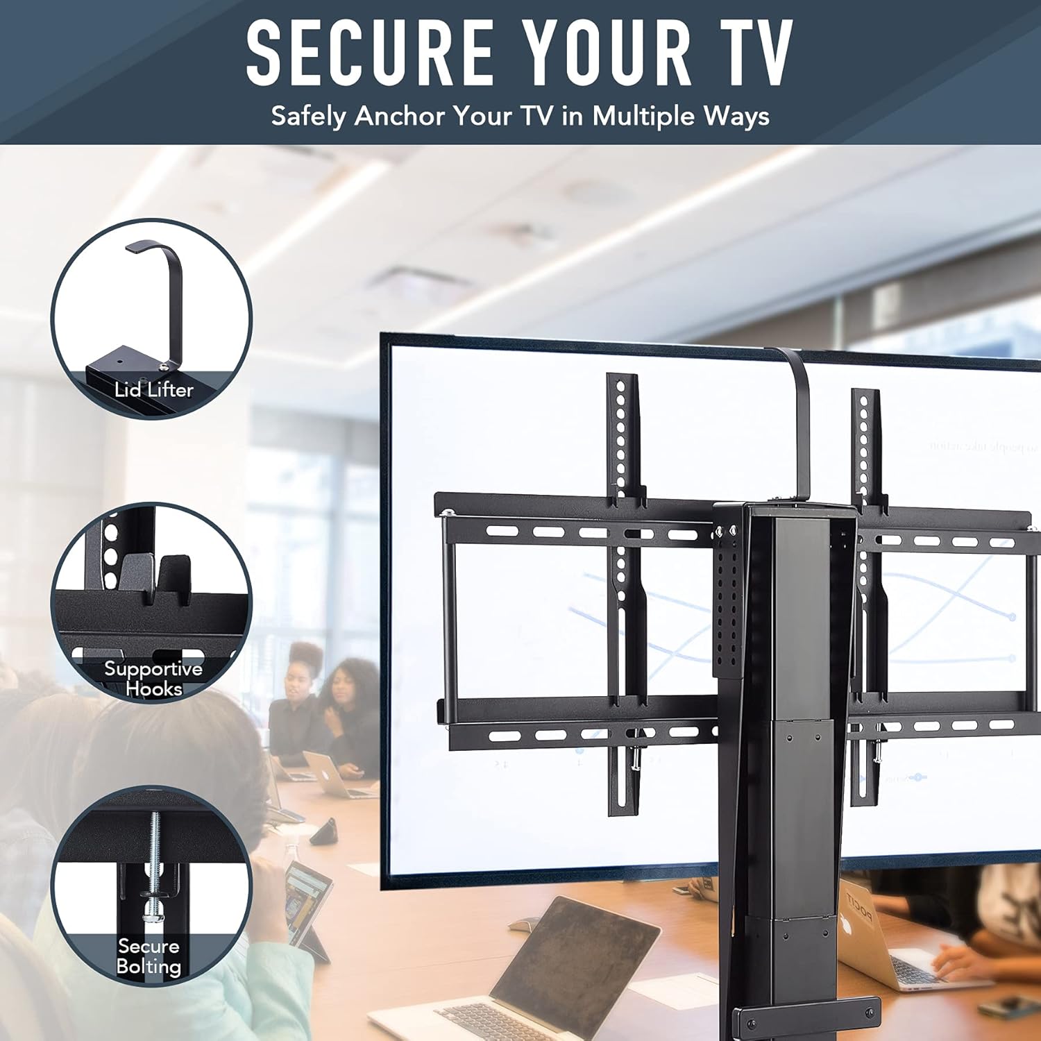 Hоt Dеаlѕ CO-Z Motorized TV Lift for 32 to 70 TVs up to 600x400 VESA, Height Adjustable TV Stand and Wall Mount with Remote Control and Memory Setting, Automatic Lift TV Bracket for Home Office Buу 1 gеt 1 🔥 CO-Z Motorized TV Lift for 32 to 70 TVs up to 600x400 VESA, Height Adjustable TV Stand and Wall Mount with Remote Control and Memory Setting, Automatic Lift TV Bracket for Home Office