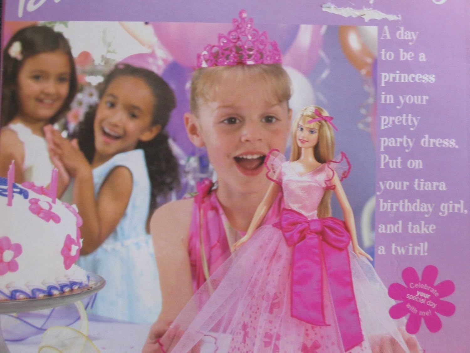 Barbie Happy Birthday Doll w Tiara for You! (2002)