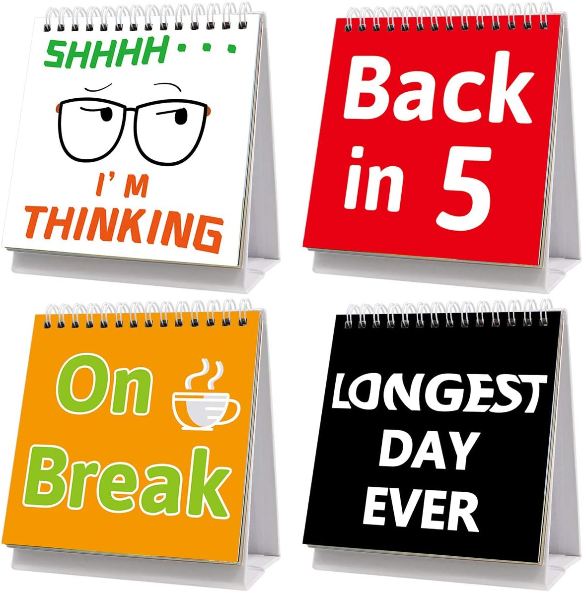 Funny Desk Signs 30 Different Fun and Flip-Over Messages for Office Desk Accessories