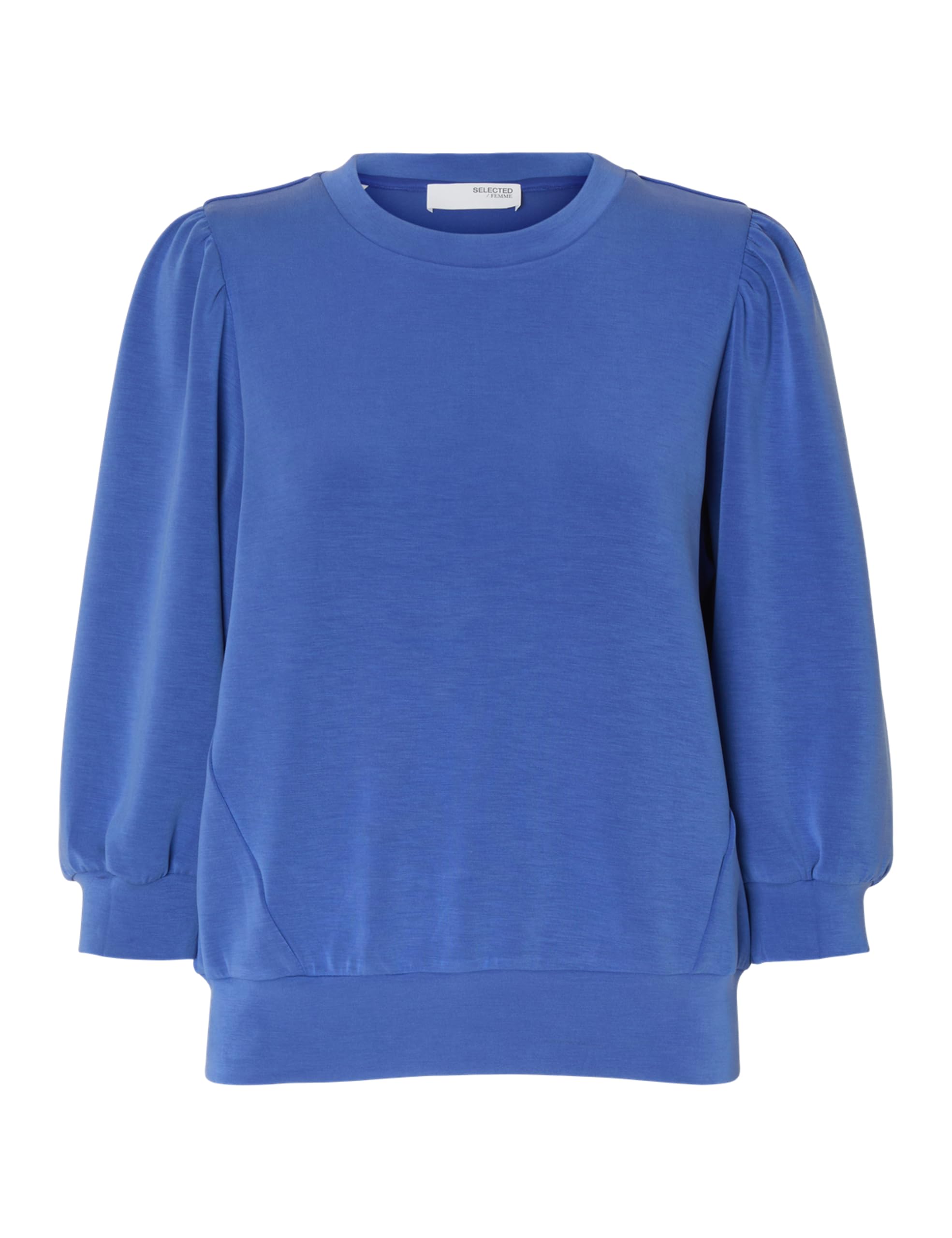 SELECTED FEMME Female Sweatshirt Puff Sleeves, Dazzling Blue, XS