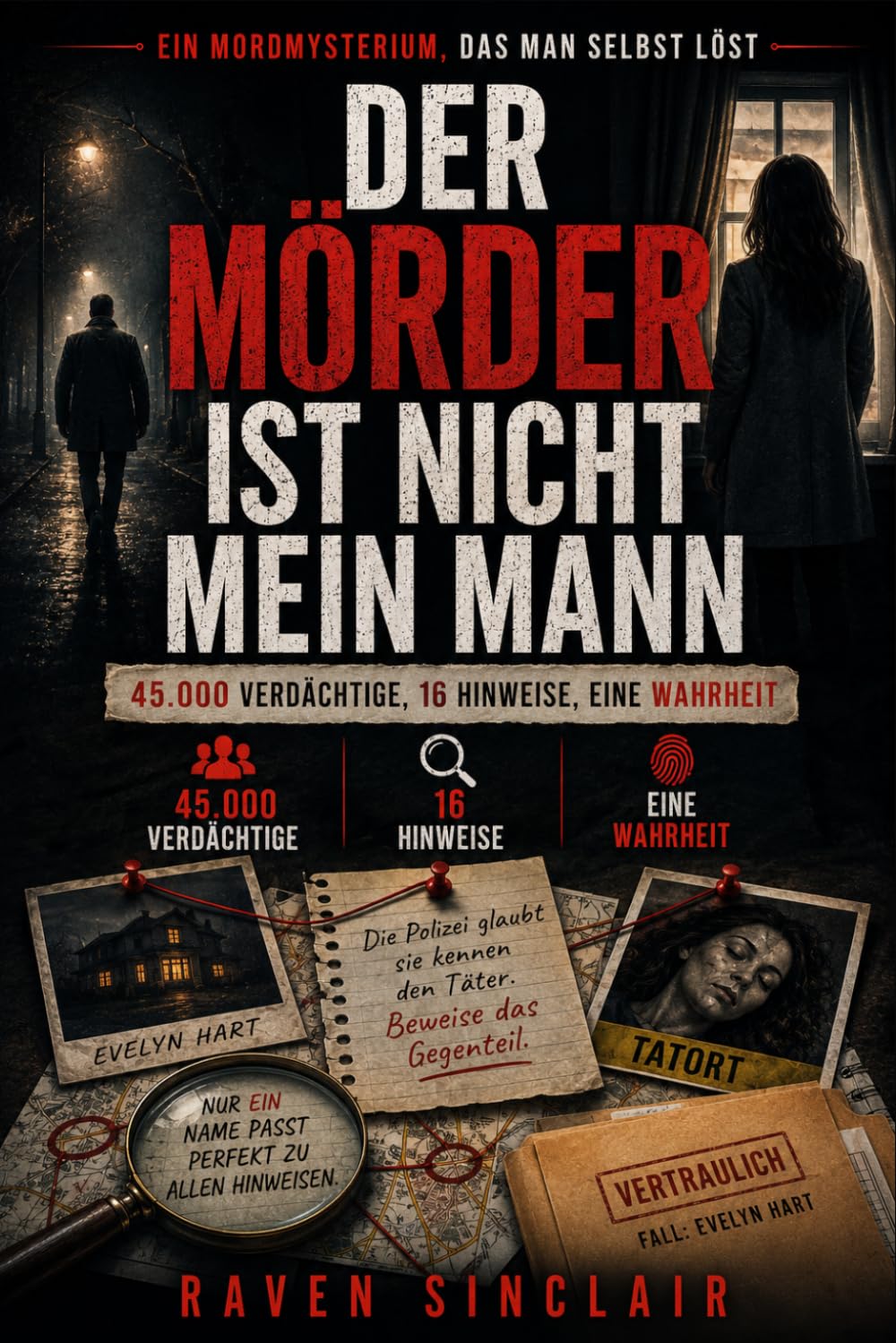 Der Mörder ist nicht mein Mann: 45.000 Verdächtige, 16 Hinweise, eine Wahrheit | Ein Mordmysterium, das man selbst löst