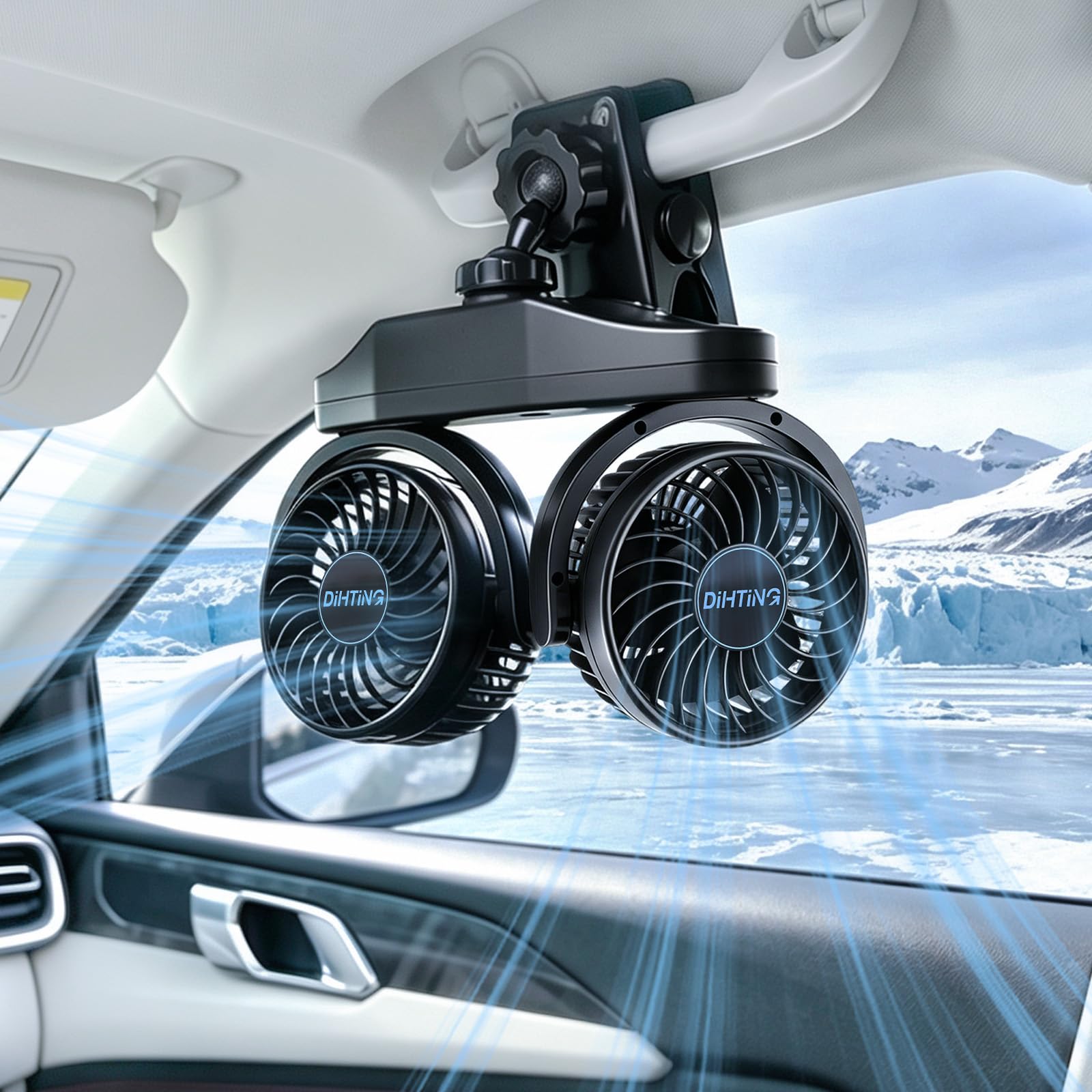 Photo 1 of DiHTing 4" Clip Car Fan