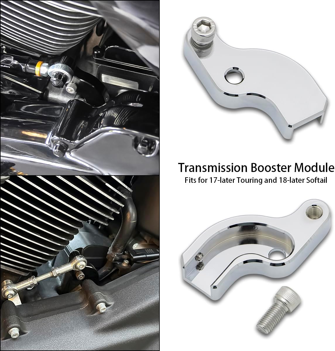 Motorcycle Neutral Gear Assist Kit Gear Shift for Harley 17-UP Touring Electra Glide Road Glide Tri Glide & 18-UP Softail Fat Boy 114