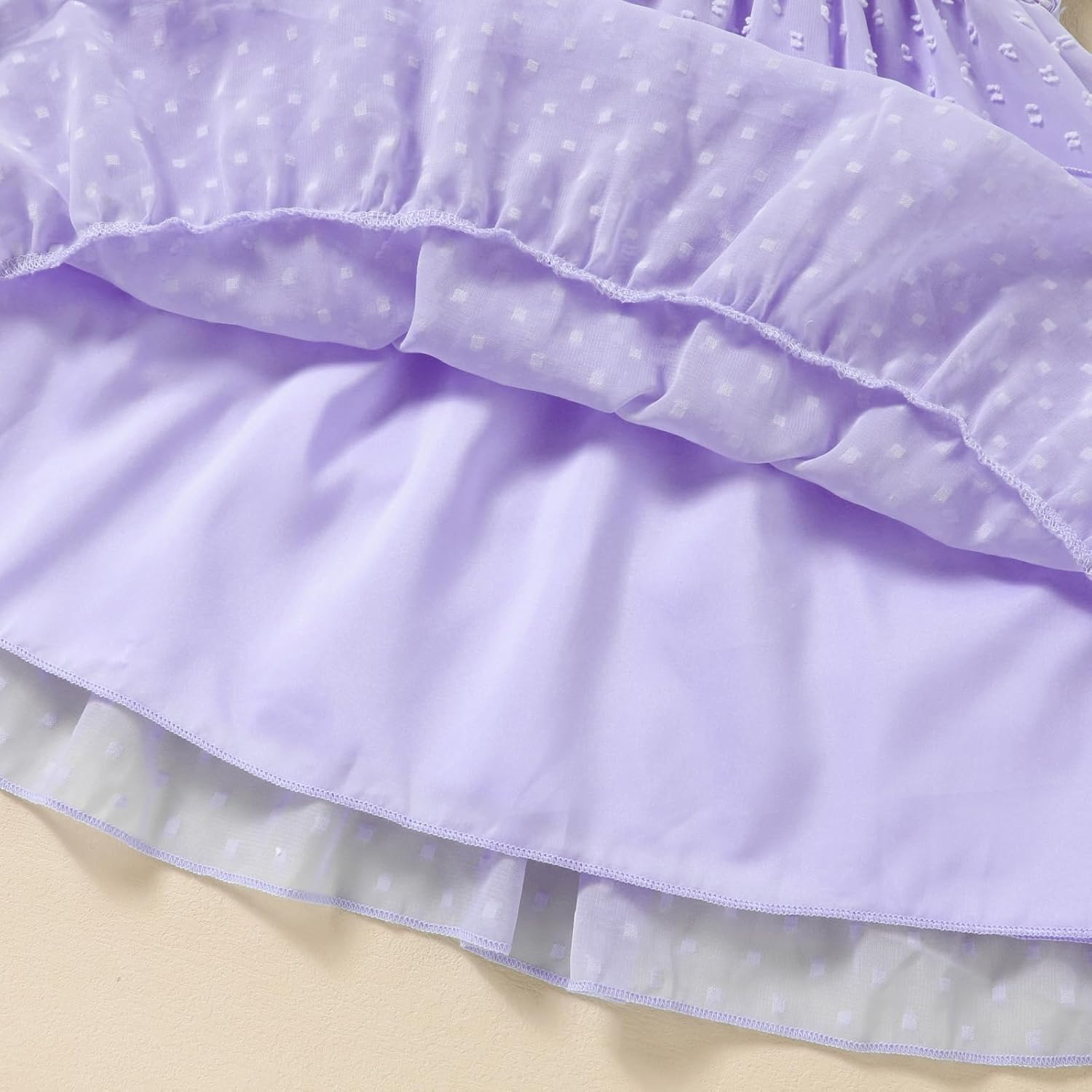 Girls Ruffle Dress Flutter Sleeveless Swiss Dot A-Line Sundress Flowy Pleated Dress for 5-13Y - Image 7