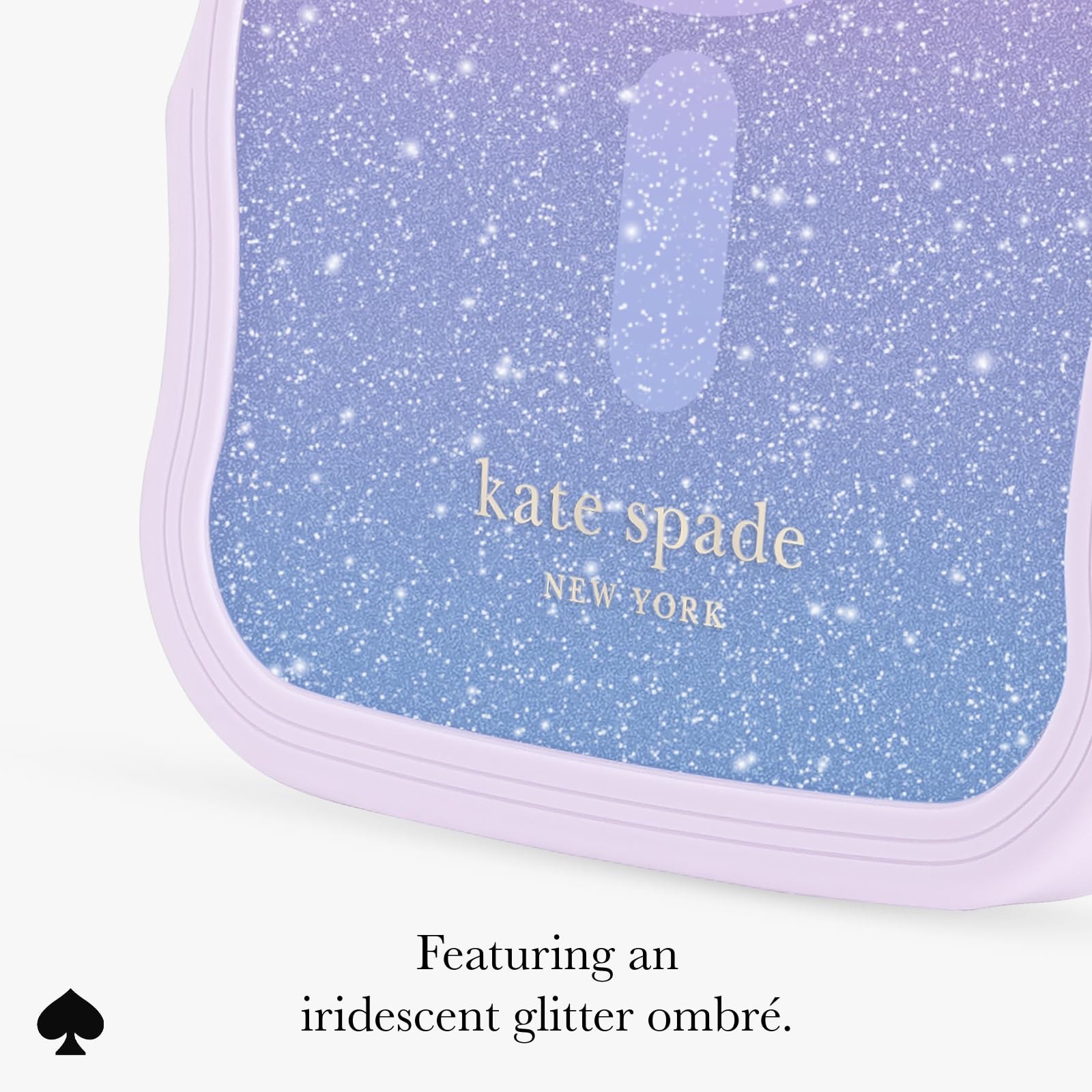 Kate Spade New York iPhone 17 Pro Max Hülle - Kompatibel mit MagSafe - Designer Handyhülle - Opal Glitzer