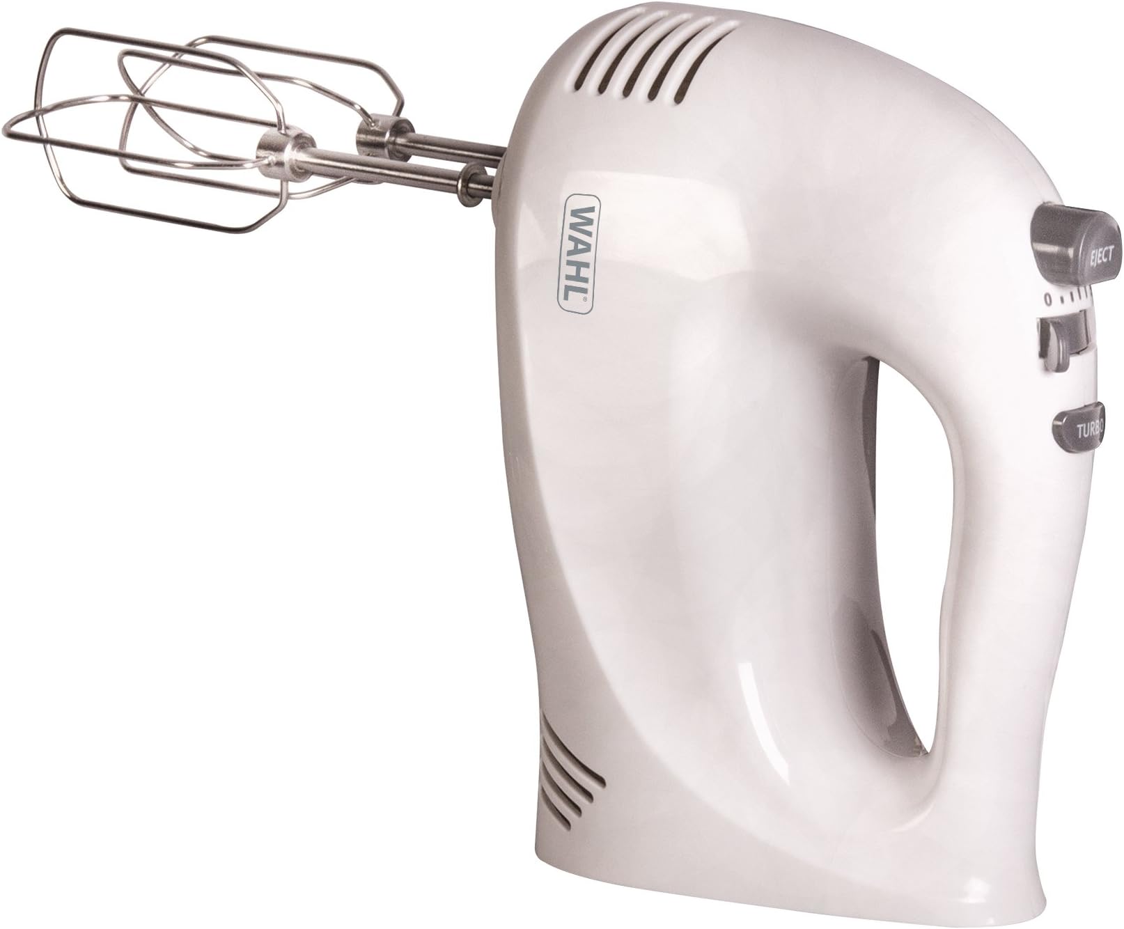 Wahl Hand Mixer with Dough Hooks and Whisks, 300 Watts 5 Speed, Turbo Boost, Easy Eject Button, Safety Function, Light weight 1 kg, Dishwasher safe parts