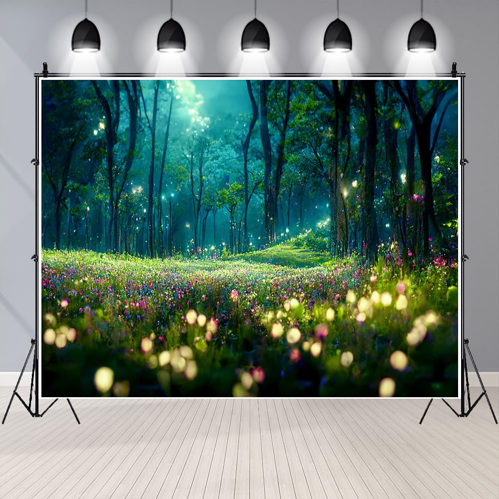 Fotohintergrund „Verzauberter Wald“ – 2,1 X 1,5 M Vinyl, Für Märchen-, Hochzeits- & Geburtstagsfotos