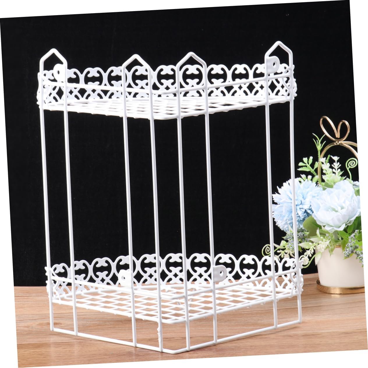 Corner Shelf Home Toilet Shelf Wall-Mounted Storage Rack Iron Shelving Traceless Design