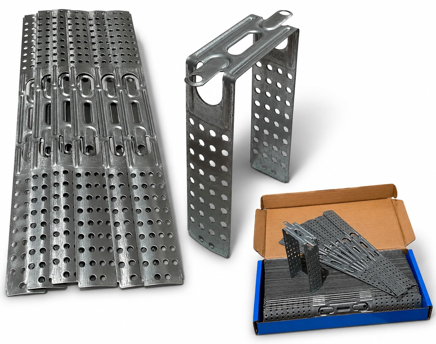 Knauf Direktabhänger 70, 120, 200 mm für CD-Profile 60/27 Deckenabhänger Trockenbau Decke (100, Silbern, ES 70)