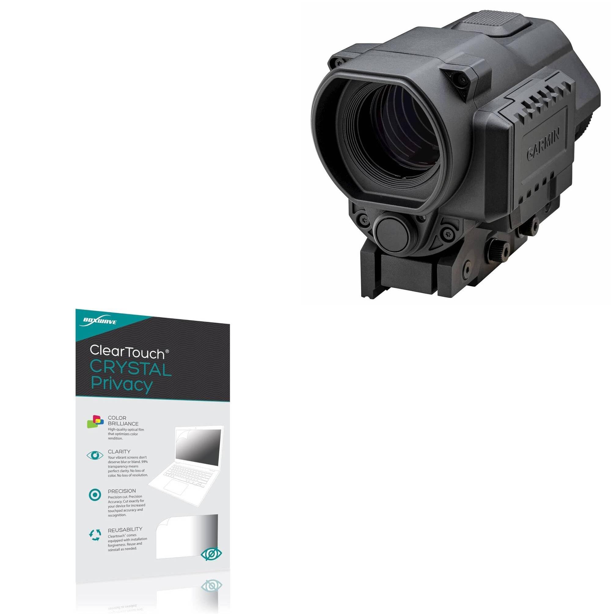 BoxWave Screen Protector Compatible with Garmin Xero X1i Crossbow Scope - ClearTouch Crystal Privacy (2-Pack), Privacy Screen Protector Flexible Film Clear