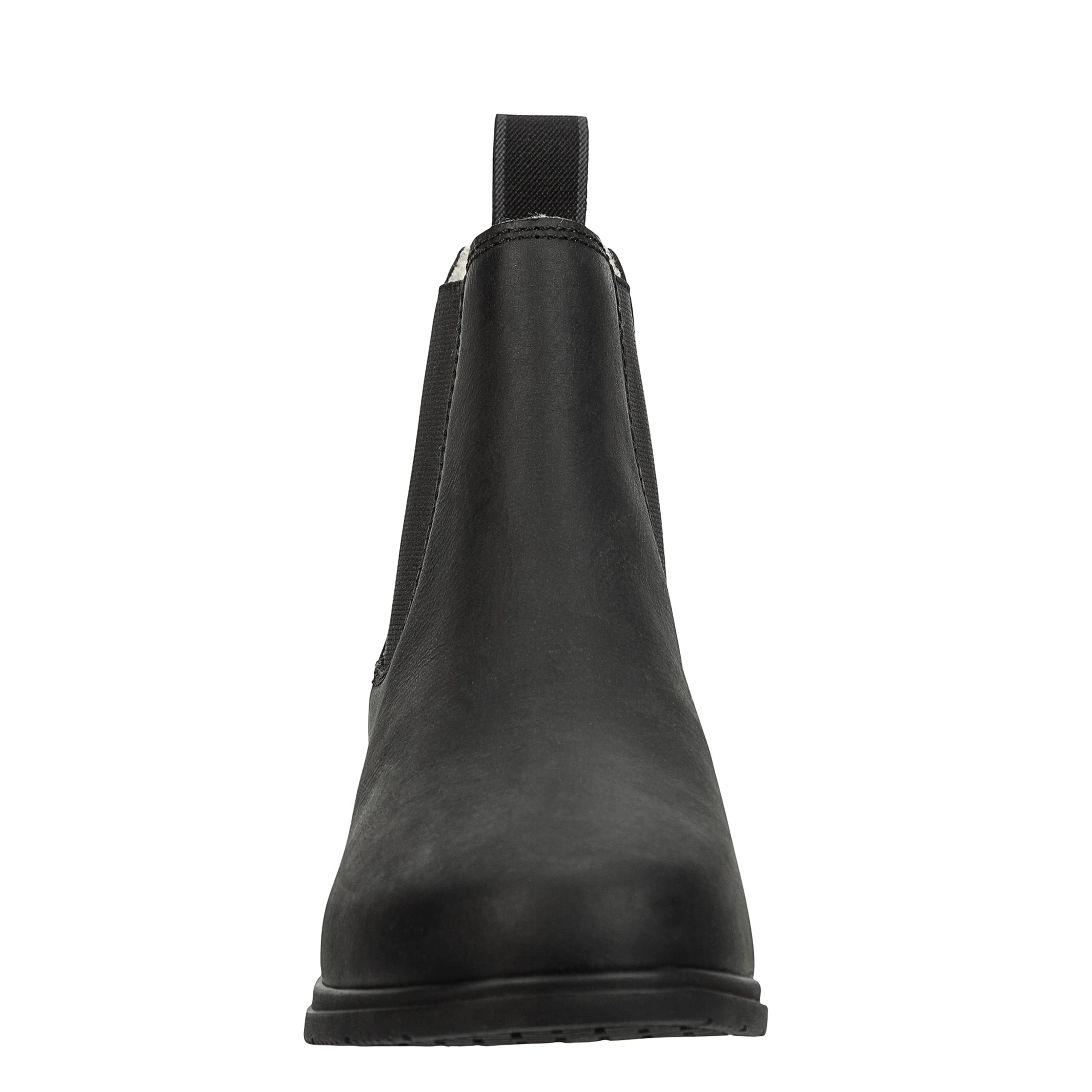 SUEDWIND FOOTWEAR Chelsea Boot Nova Jodhpur Winter – Bequeme Stiefelette aus Echtleder – Schuh Schlupf Stiefel in Waxy-Oily Rindsleder – Robuste Gummisohle & Teddyfell – Größe 29-46