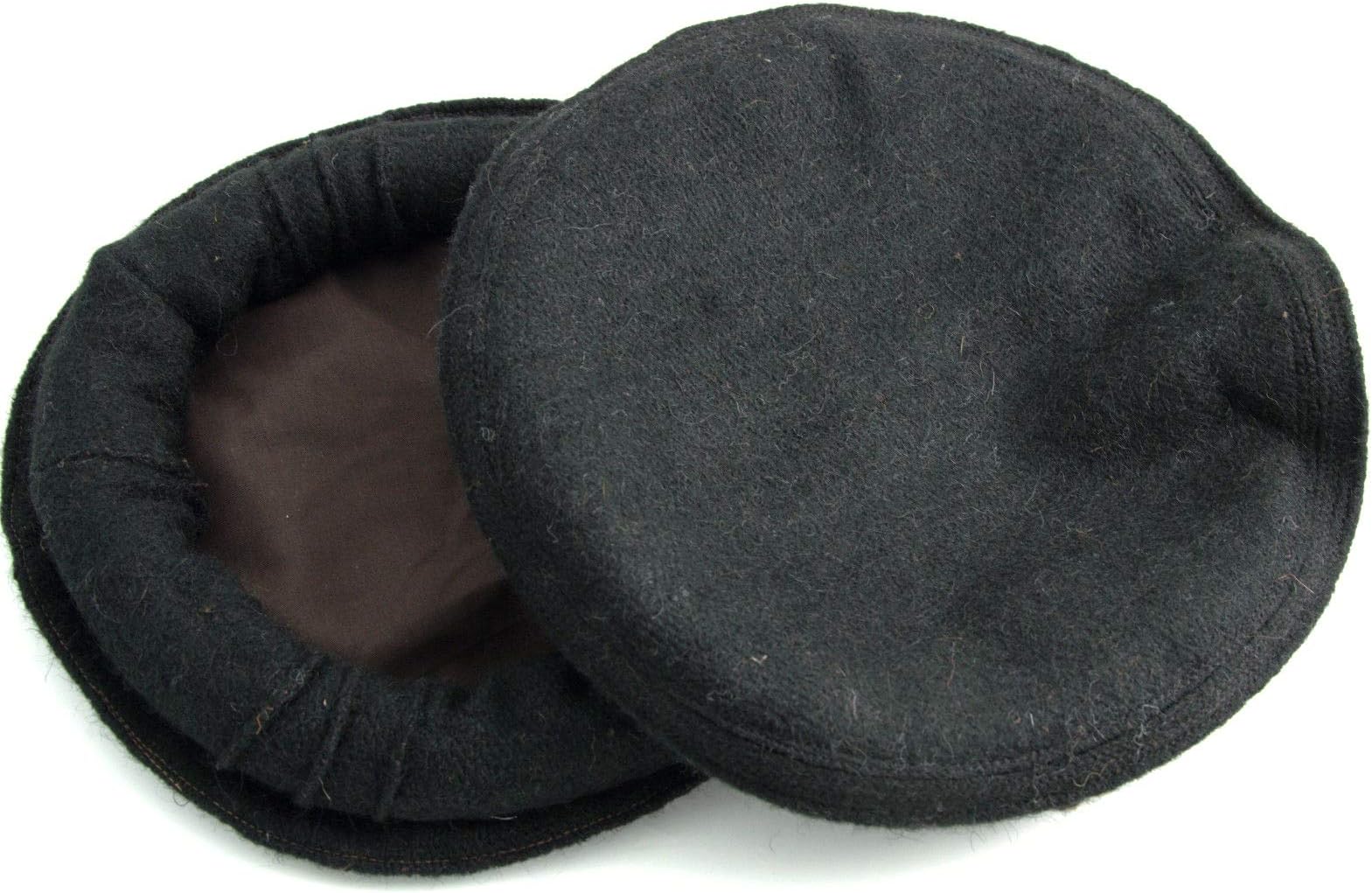 Afghani Handmade Hat Chitrali Pakol Cap Peshawari Gift 100% Wool