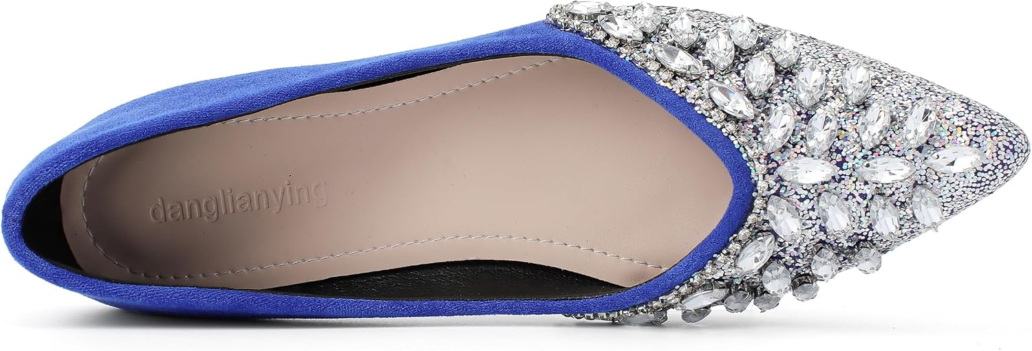 Womens Low Kitten Heels Dressy Shoes Work Comfortable Closed Toe Flower Slip on Formal Party Dance Heeled Pumps