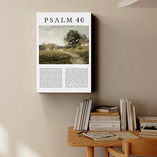 Vista 243 de Arte de pared de acuarela de Jesús, pintura en lienzo cristiano, imágenes de las Escrituras, decoración de pared, póster con versículos bíblicos