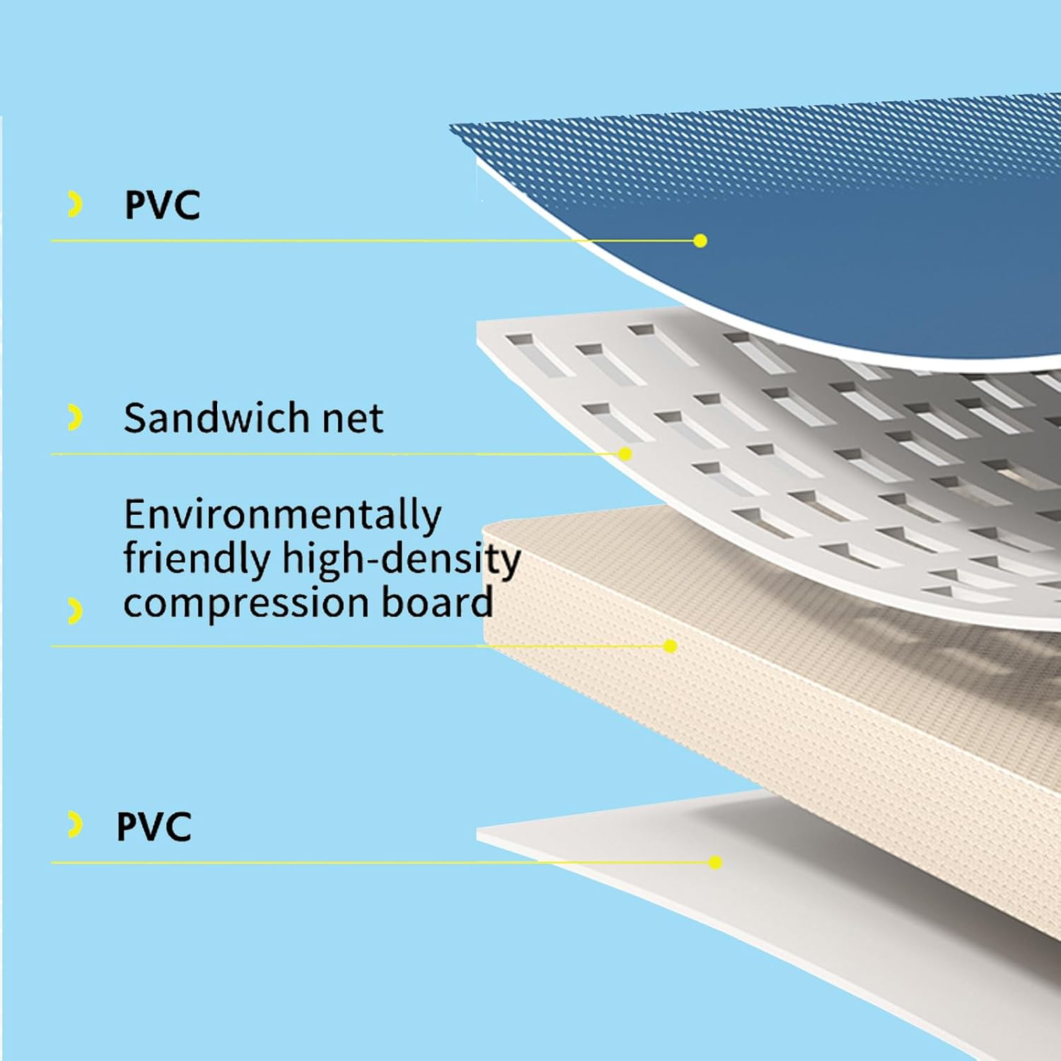 Foldable Pool, Non-Inflatable Swimming Pool - Outdoor Swimming Pool for Backyard Dog Pools (116.1" x 64.9" x 21.6")