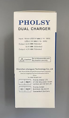 Miniatura 8 de Cargador de batería NP-FZ100, cargador de batería para cámara PHOLSY NP-FZ100, cargador USB dual BC-QZ1 para batería NP-FZ100 compatible con cámara