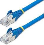 StarTech.com 5ft CAT6a Ethernet Cable - Low Smoke Zero Halogen (LSZH) - 10 Gigabit 500MHz 100W PoE RJ45 S/FTP White Network Patch Cord Snagless w/Strain Relief (NLWH-5F-CAT6A-PATCH) | LSZH, Gold-plated RJ45, Patch Cable, Ethernet Cord, Low Smoke, Zer