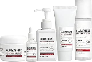 Set hidratante de cuidado de la piel con glut...