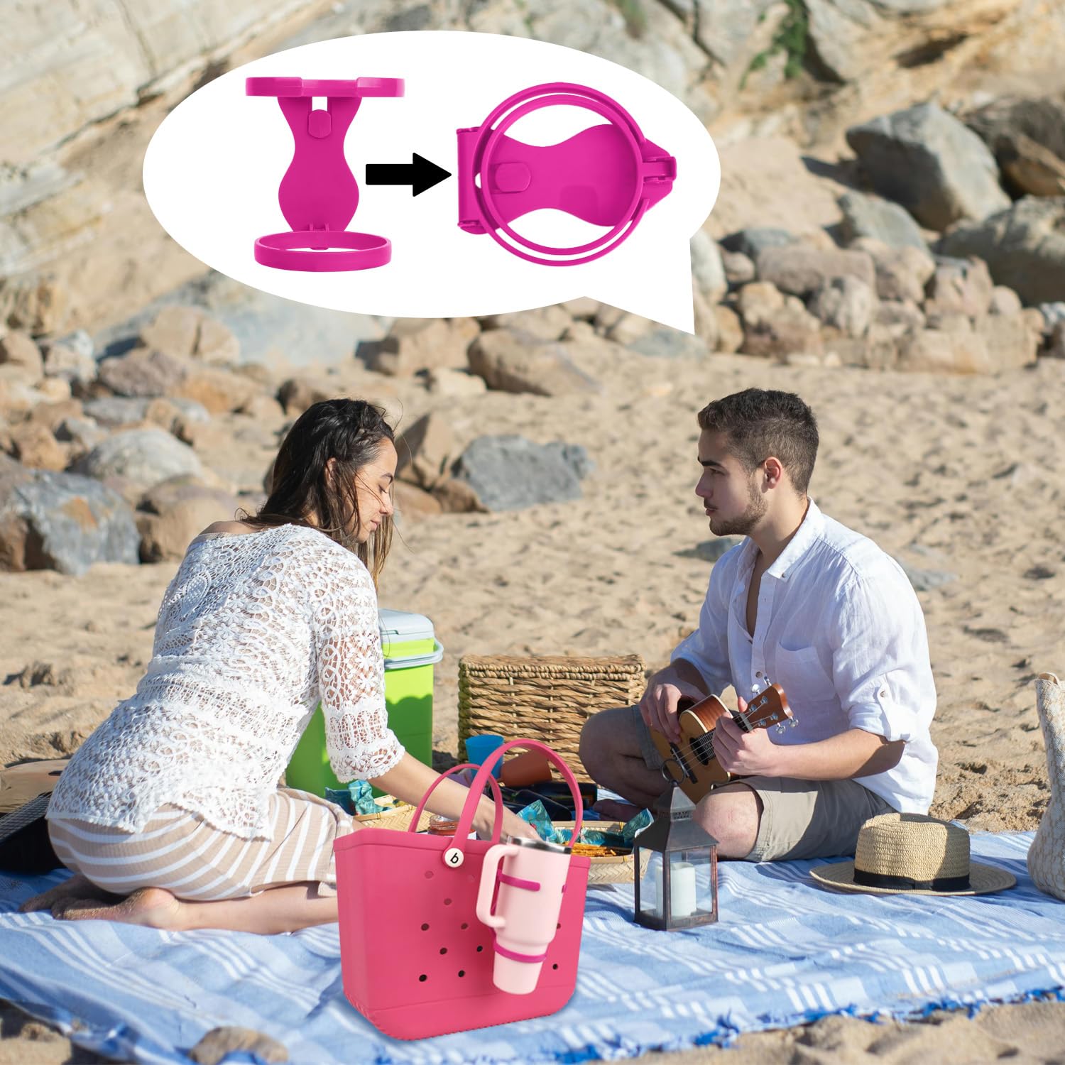 Portabottiglie Per Borse Bogg - Accessorio Per Tazze Stanley E Yeti