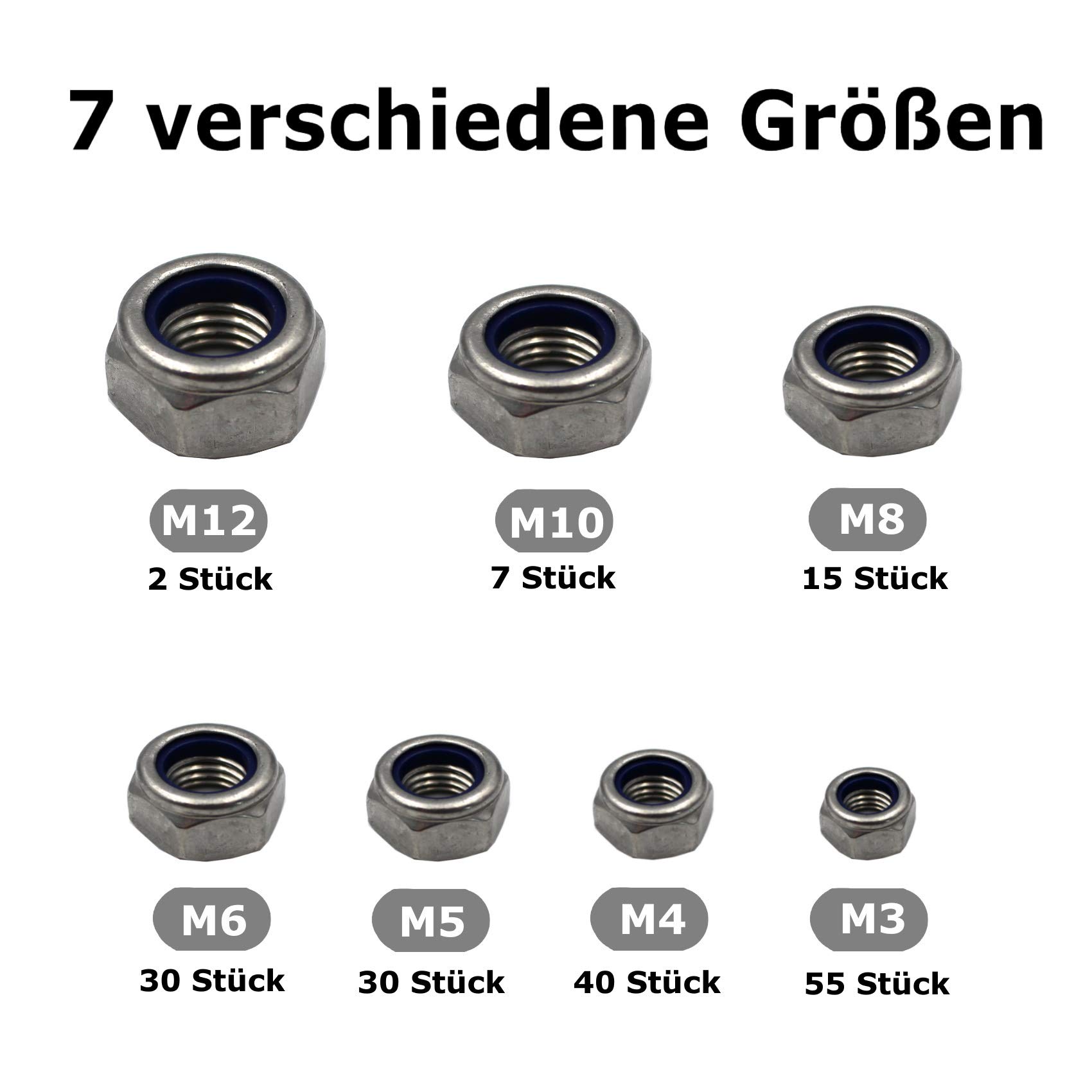 DADI BLOCCANTI 982 INOX M.10 A2 - Foto 5