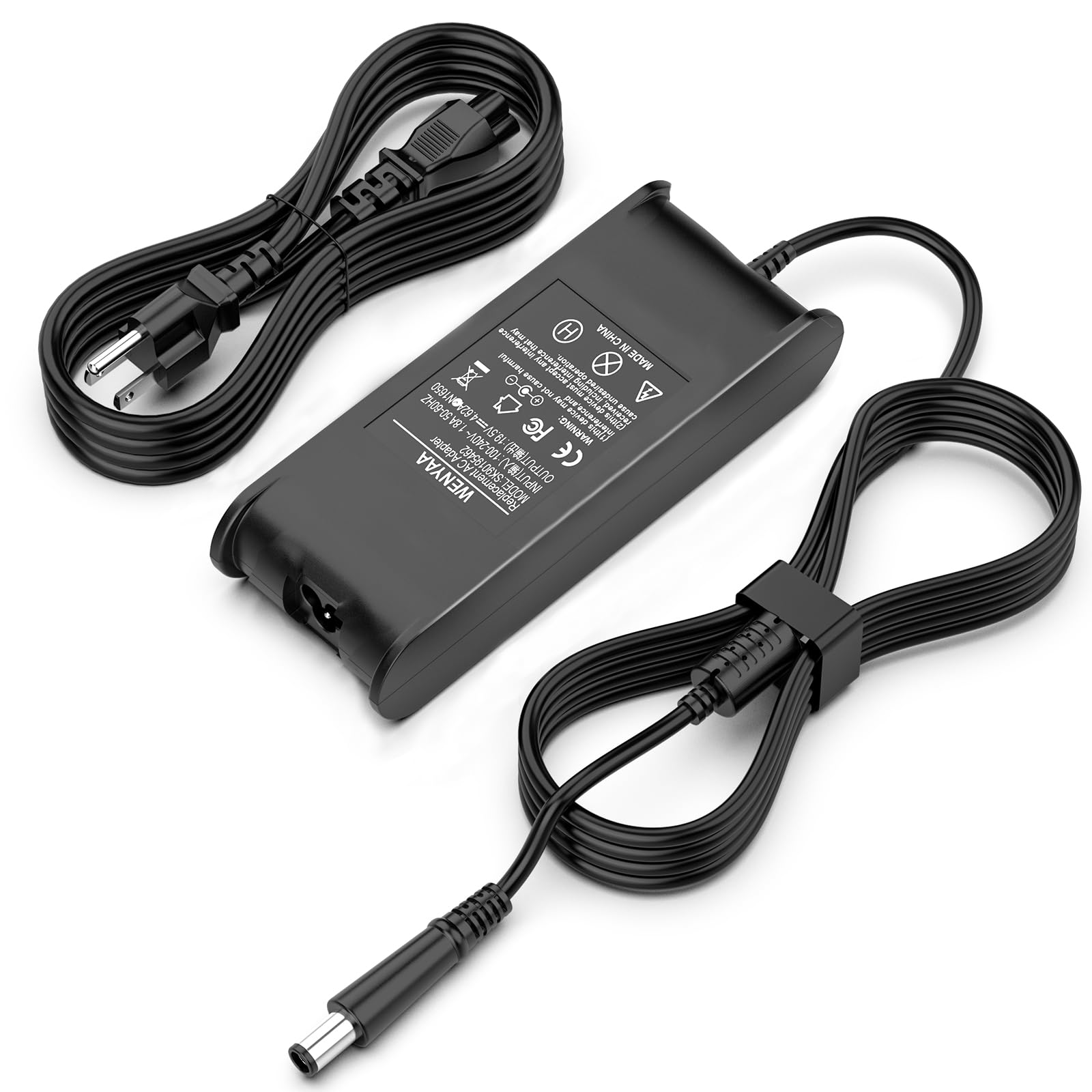 90W 65W Laptop Charger Compatible with Dell Latitude E6440 E6430 E6420 E6230 E6320 E6220 E6330 E6500 E6510 E6530 E6540 E7240 E7250 E7440 E7450 5480 5580 7390 7280 7480 7.4mm Tip Power Cord