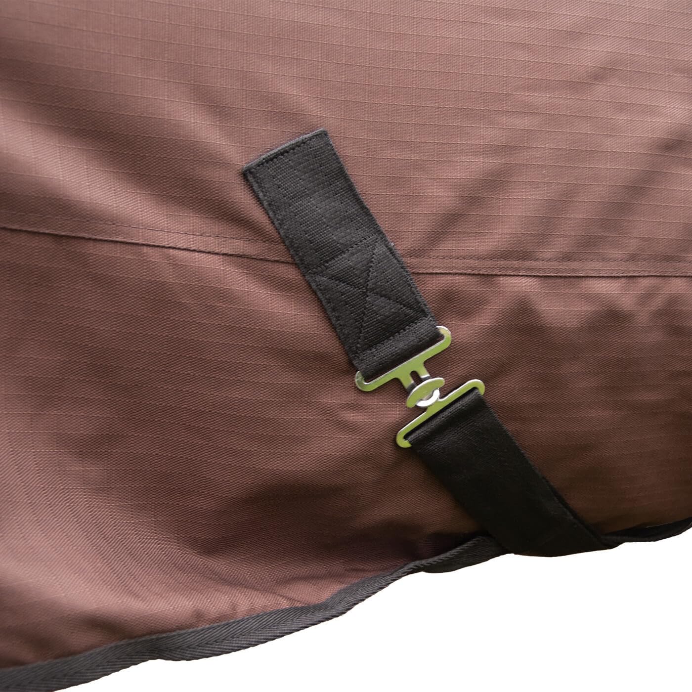 Brama-West 145 - Manta para lluvia (600 denier), diseño de caballo, con forro polar, color marrón