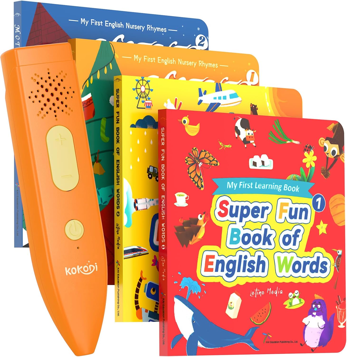 Orange 4pcs Books Set Orange 4pcs Books Set