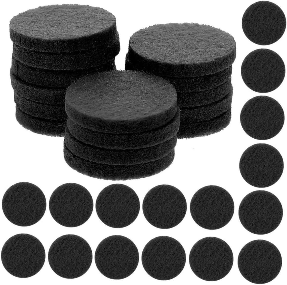 Wakauto 50Pcs Mini Pads Replaceable Essential Oil Diffuser Pads for Household Use Comfortable Cotton Refill Pads for Necklaces for Valentines Day and Special