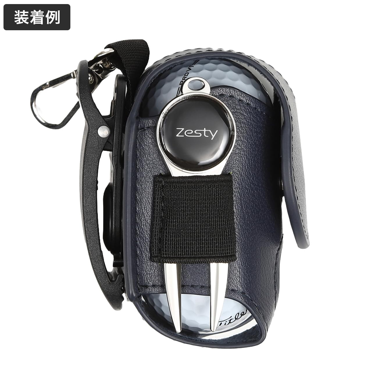 Zesty (ゼスティ) Amazon | Zesty ゴルフ グリーンフォーク ゴルフボールケース用
