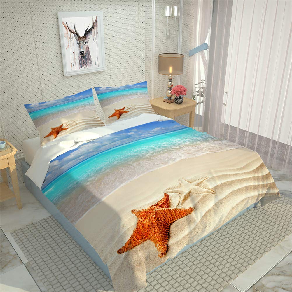 Housse de couette 155x220cm microfibre facile à repasser lit 1 2 personnes