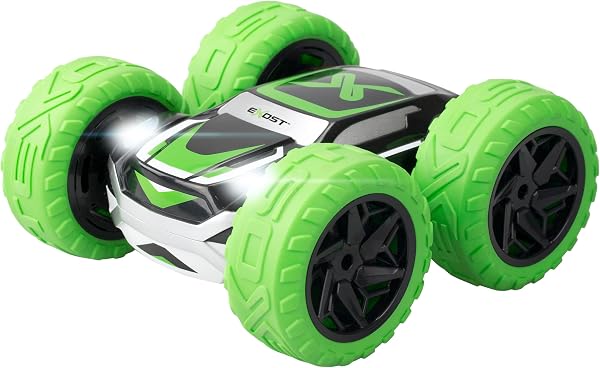 Silverlit - Exost Voiture Télécommandée Tout-Terrain 360 Cross - Batterie Rechargeable - Conduite sur 2 Faces à 360° + Phares LED - Vitesse : 12km/h - Jouet pour Enfants dès 5 Ans - 2