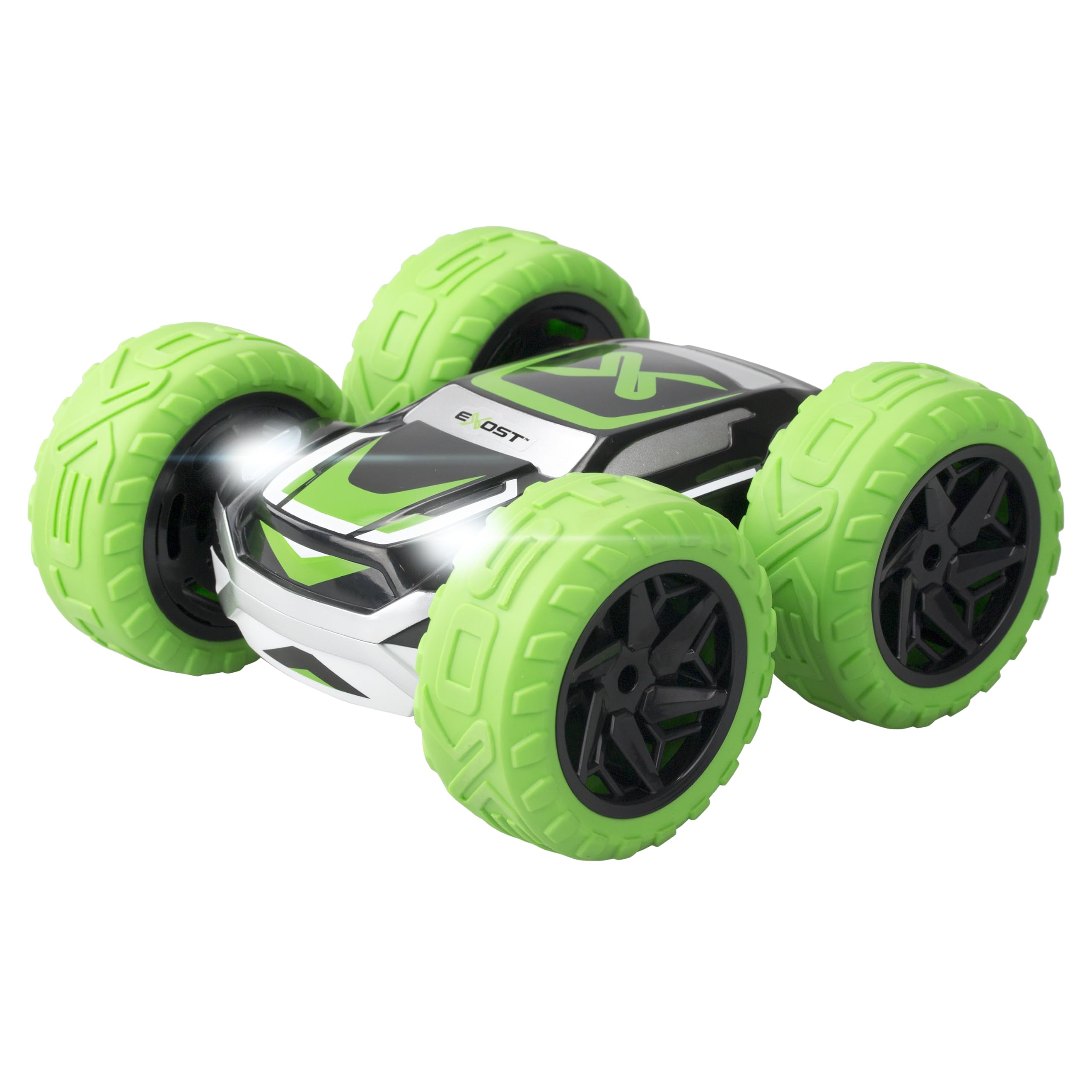 Silverlit - Exost Voiture Télécommandée Tout-Terrain 360 Cross - Batterie Rechargeable - Conduite sur 2 Faces à 360° + Phares LED - Vitesse : 12km/h - Jouet pour Enfants dès 5 Ans