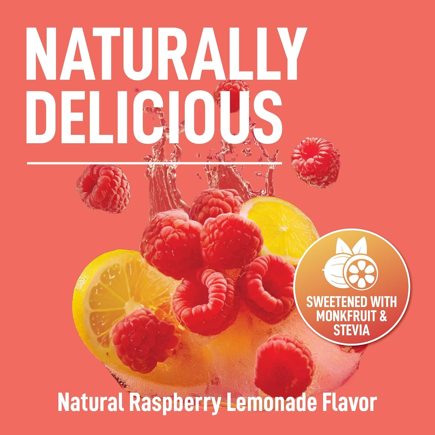 Keppi Electrolytes Powder – Raspberry Lemonade Flavor 50 Servings – No Sugar Hydration Supplement with Magnesium, Potassium, Sodium – Keto, Vegan, Fasting-Friendly, Zero Calorie Electrolyte Drink