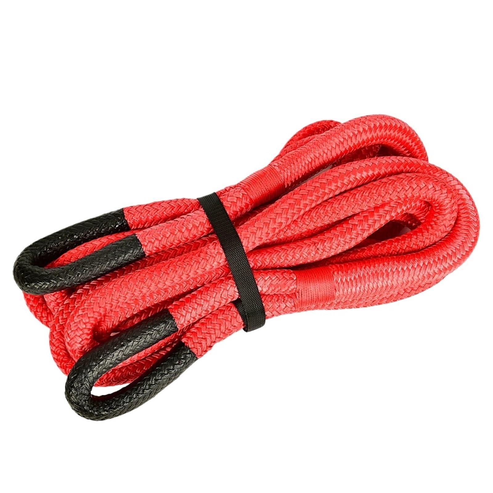 Cuerda De Remolque para Coche 22mm X 6m Recovery Tow Rope 12000kg/26400lb Breaking Strength para Coche, CamióN Y Todoterreno(Red)