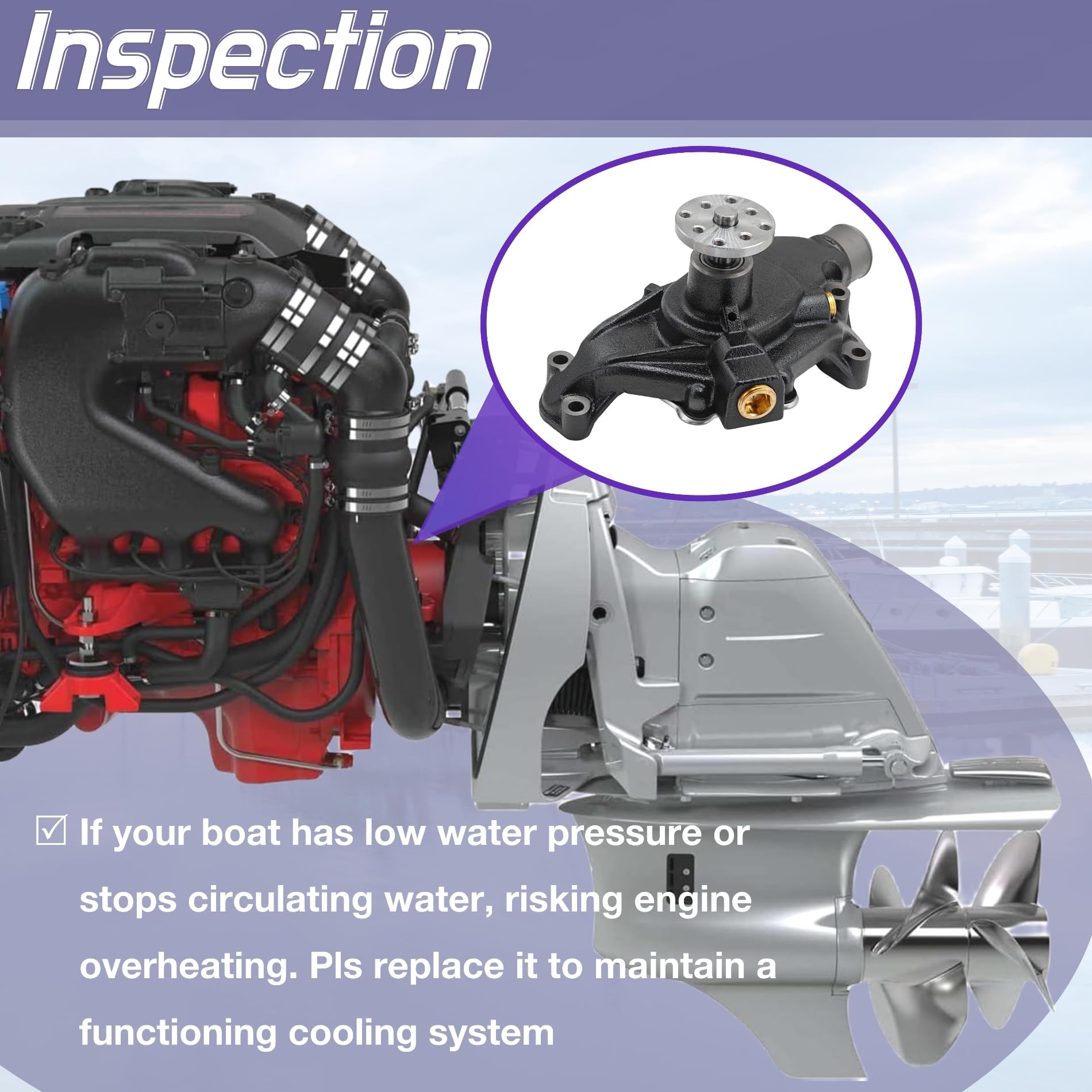 Amazon.com: HeuroFosh 3853850 Sea Water Pump for Penta