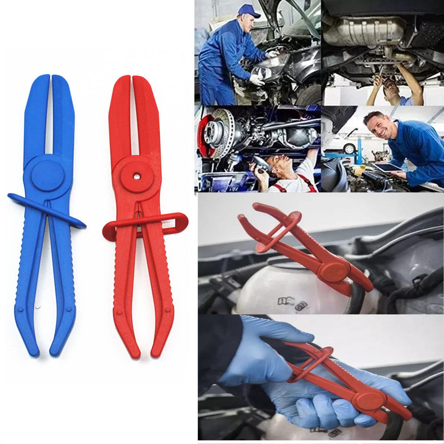 PINZE MORSETTO TUBO Tipo Angolato Mascelle Girevoli Maniglie Caricate A Molla Per Clic Tipo R - Foto 4