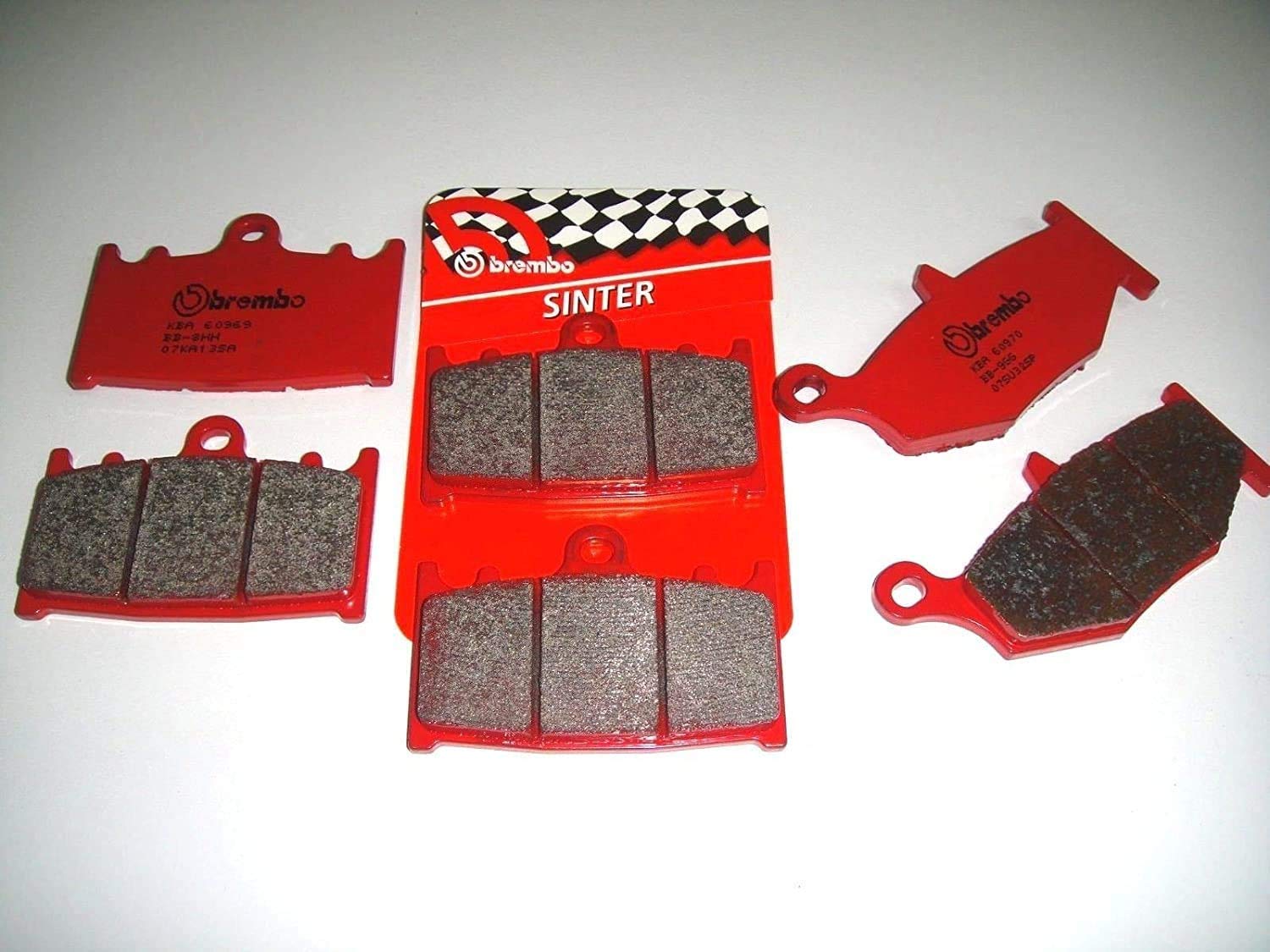 PASTIGLIE FRENO BREMBO SA ANTERIORI + SP POSTERIORI GSR 600 2006 2007 2008 2009 2010