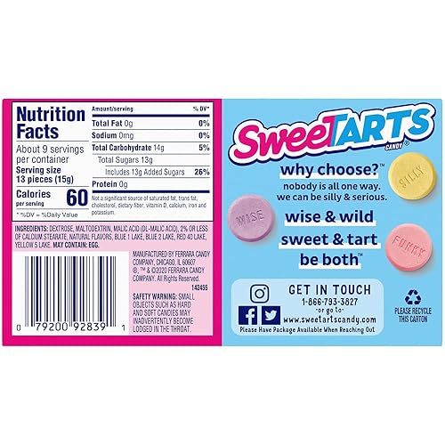 Miniatura 2 de SweeTARTS Caja original de teatro de caramelo 5 onzas